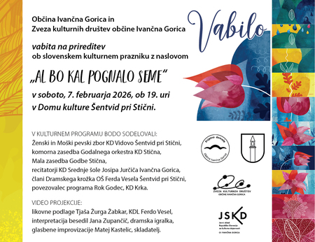 Vabilo Prešernova proslava 2026