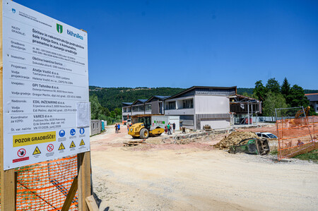 Gradbišče na Podružnični šoli Višnja Gora