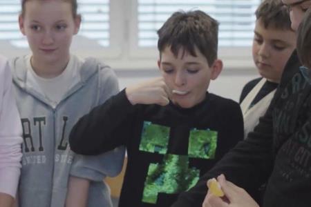 VIDEO: Učenci PŠ Višnja Gora sodelovali pri čebelarskem promocijskem filmu
