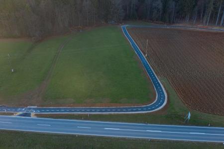 Kolesarska povezava proti Muljavi